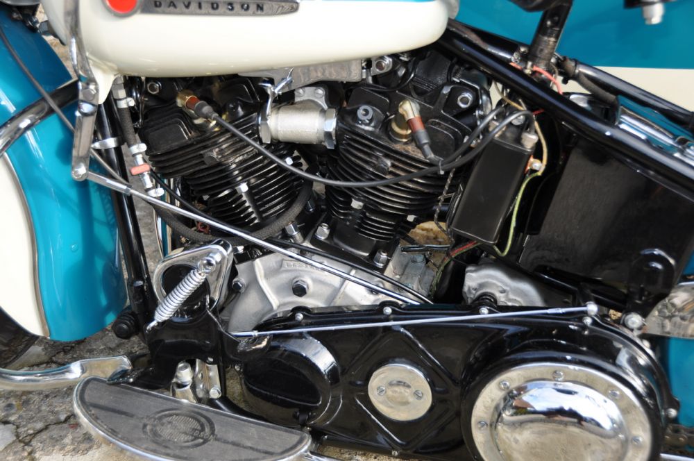 Harley Davidson OHV Knucklehead Modell E Gespann 1947