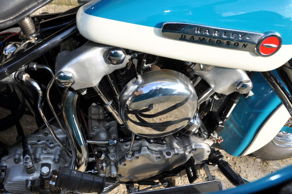 Harley Davidson OHV Knucklehead Modell E Gespann 1947