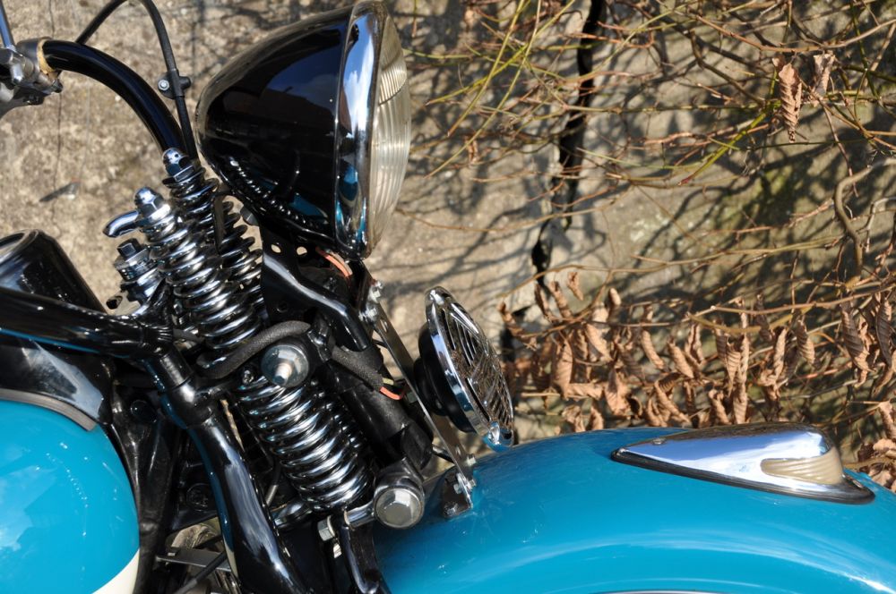 Harley Davidson OHV Knucklehead Modell E Gespann 1947