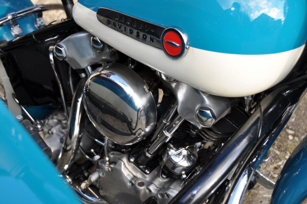 Harley Davidson OHV Knucklehead Modell E Gespann 1947
