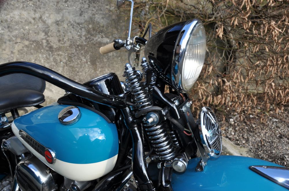 Harley Davidson OHV Knucklehead Modell E Gespann 1947