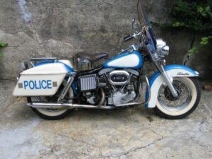 Harley-Davidson Early Shovelhead Police Motorcycle 1968
