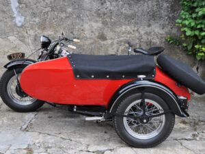 Harley-Davidson Flathead UL 74" Gespann, 1939