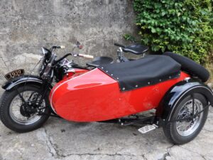 Harley-Davidson Flathead UL 74" Gespann, 1939