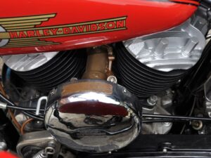 Harley-Davidson Flathead UL 74" Gespann, 1939