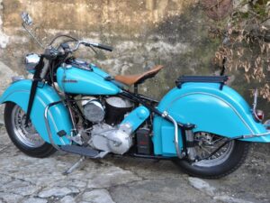 Indian Chief 74" 1948 tuerkis blau