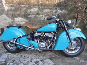 Indian Chief 74" 1948 tuerkis blau