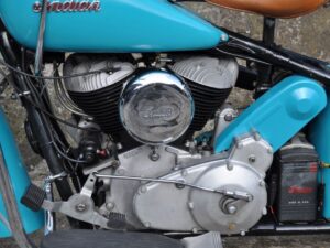 Indian Chief 74" 1948 tuerkis blau