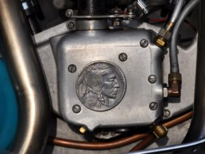 Indian Chief 74" 1948 tuerkis blau