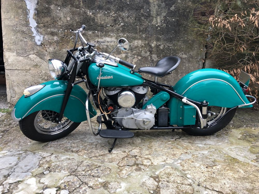 Indian Chief 74" 1948 light green