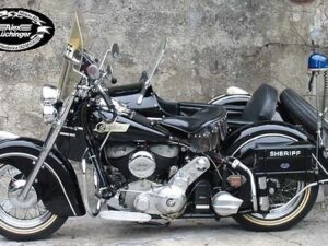 Indian Big Chief 80" 1951 Police Special Sidecar